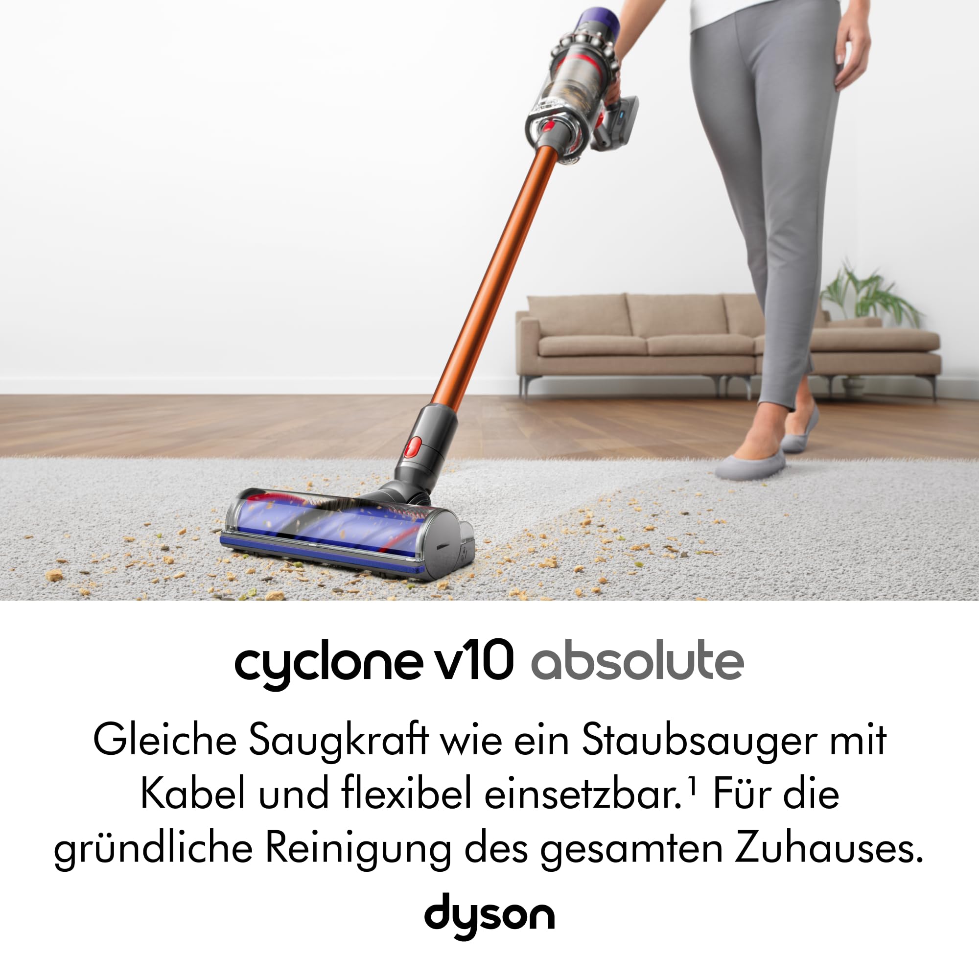 Dyson Cyclone V10 Absolute Kabelloser Staubsauger – Bild 2