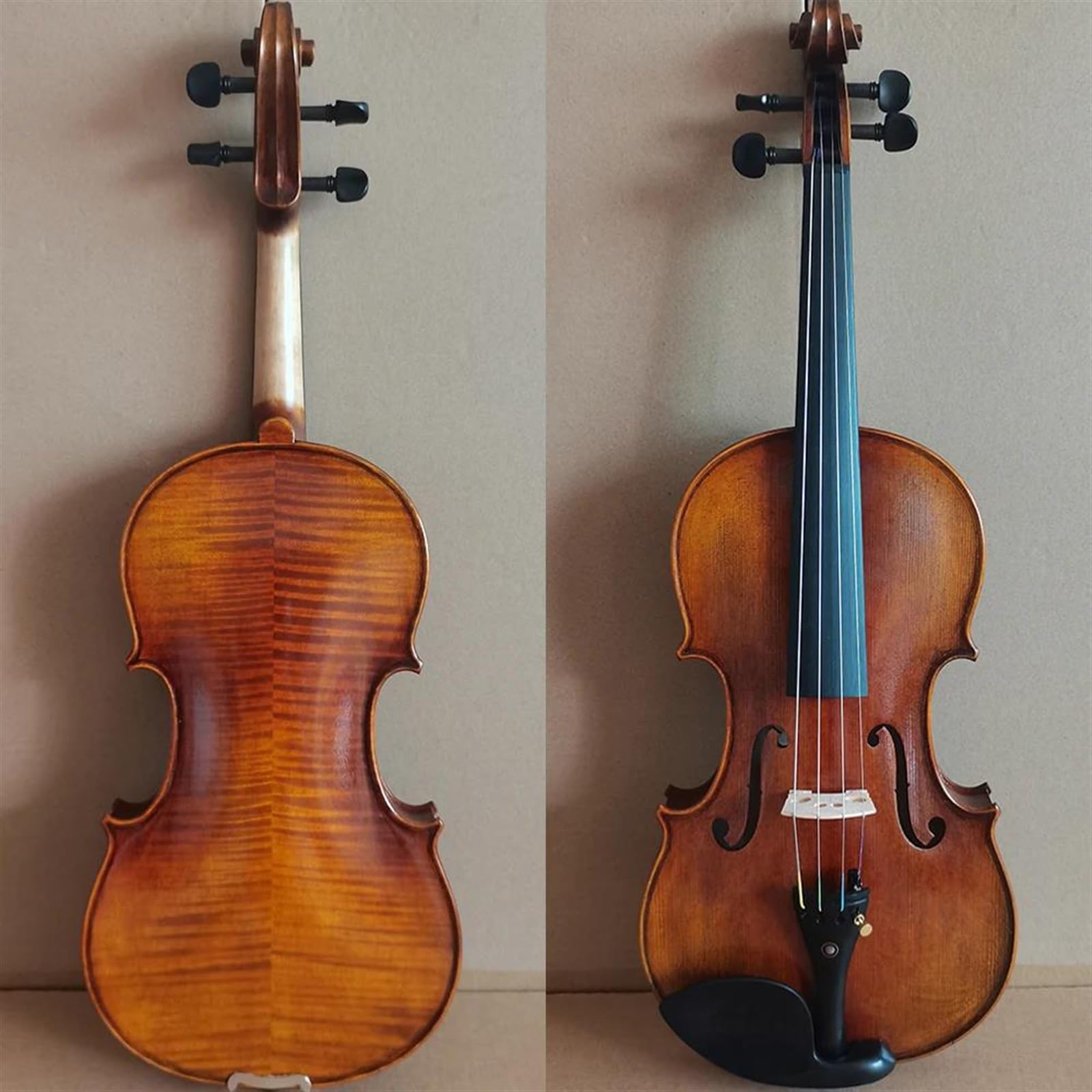 Erwachsenen geige Anfänger Handgemachte Violine 4/4 Ahorn Violine Professionelle Musical(4/4 size)