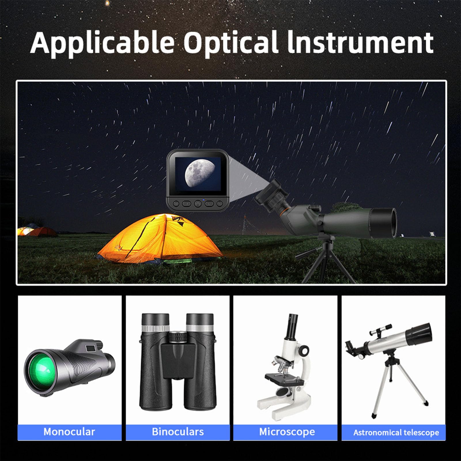 Finish Package 4K 720P Timelapse Camera Include Staffa di Montaggio e Cavo USB per Set Uso Azione Grande