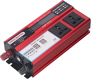 Inversor de Potência 500W Inversor de Energia 500W Inversor de Carro Inversor Solar Com 4 Portas USB e 2 Tomadas Universais DC12V para AC220V