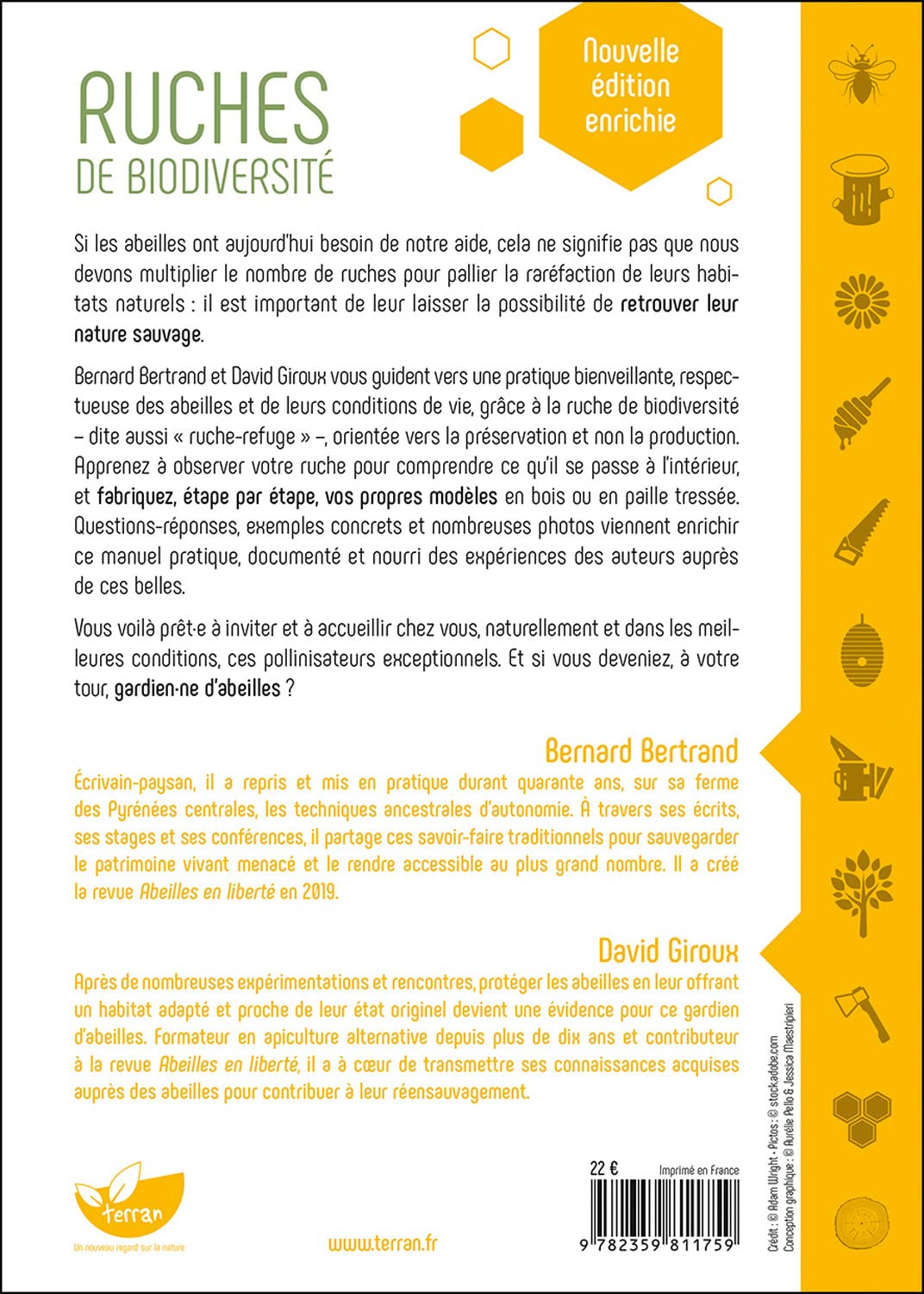 Ruches de biodiversité - Manuel pratique au service des abeilles