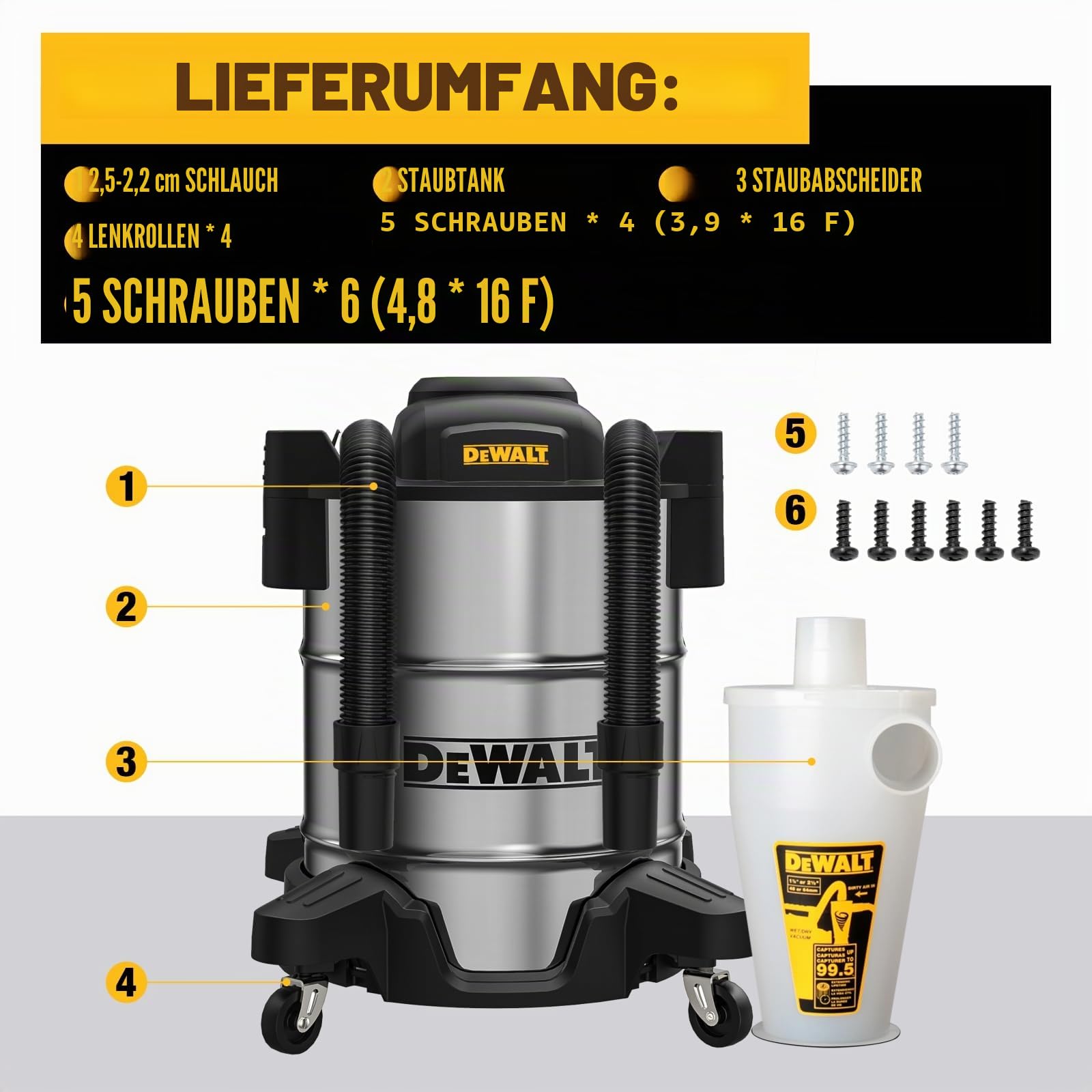Dewalt Cyclone Dust Collector Dxvcs003 Concrete Cartridge