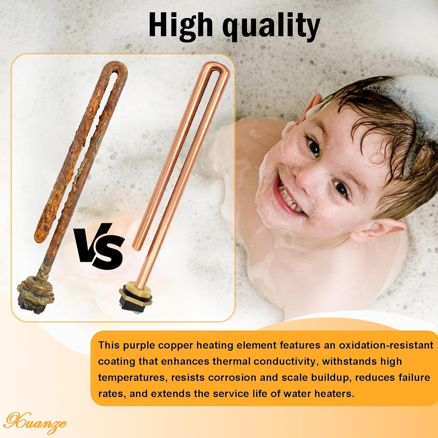 2 Pack HE 90240 Heating Element, For Ecosmart ECO 18 24 27 36, Rheem, Eemax, Richmond Electric Tankless Water Heaters, Water Heater Element Heater Parts, 9KW 18KW 27KW 36KW 240V