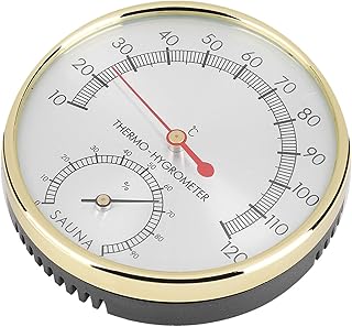 Metal Dial Indoor Thermometer Hygrometer Hygro Thermometer Sauna Room Accessory Room Temperature Monitor,Higrometr,Sauna Thermometer,Indoor Thermometer,Saunathermometer,Hygrometer