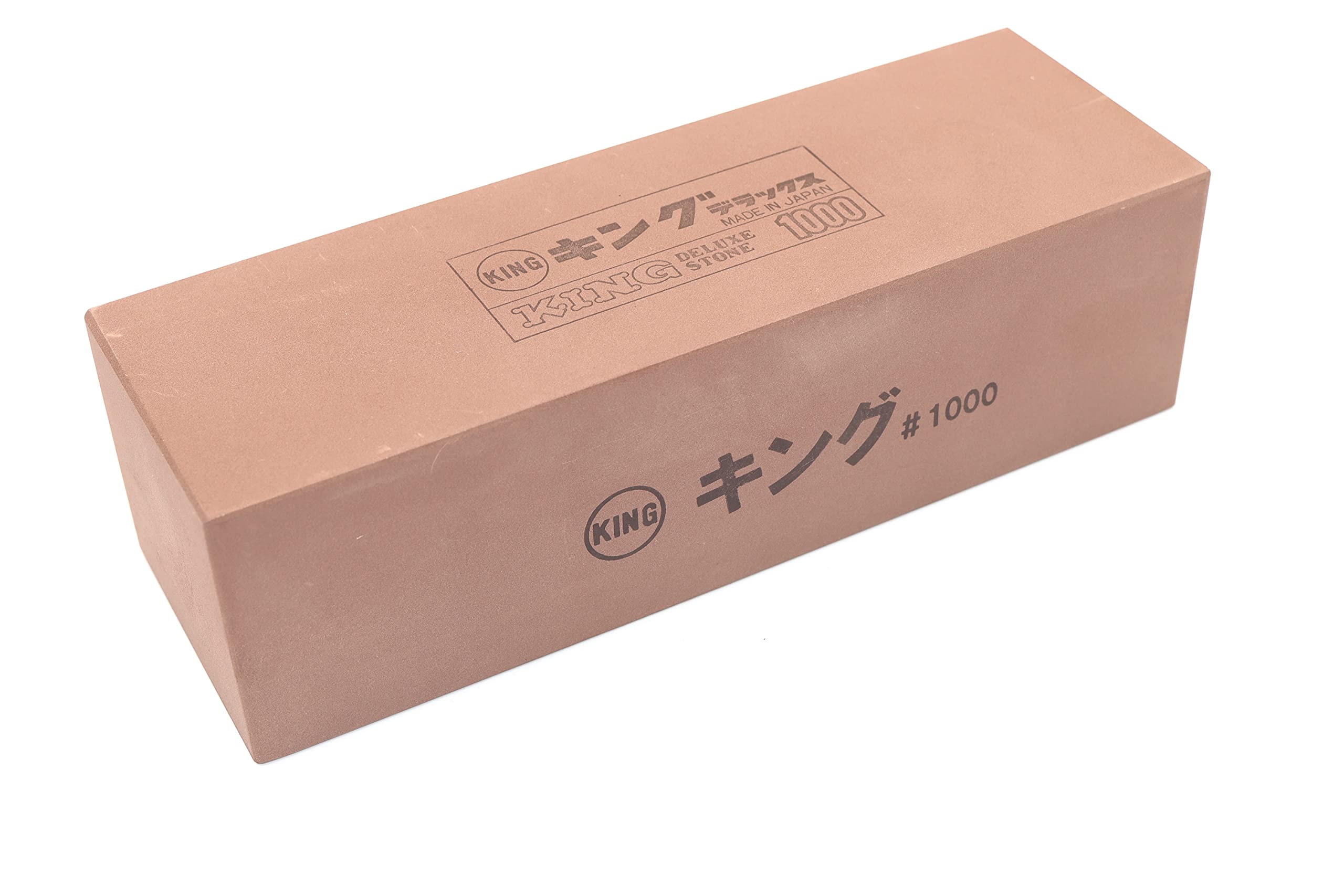 Piedra de afilar japonesa gruesa King No.1000W grano #1000 mantenimiento hoja Cuchillos de cocina Herramientas de bricolaje y jardinería fabricadas en Japón