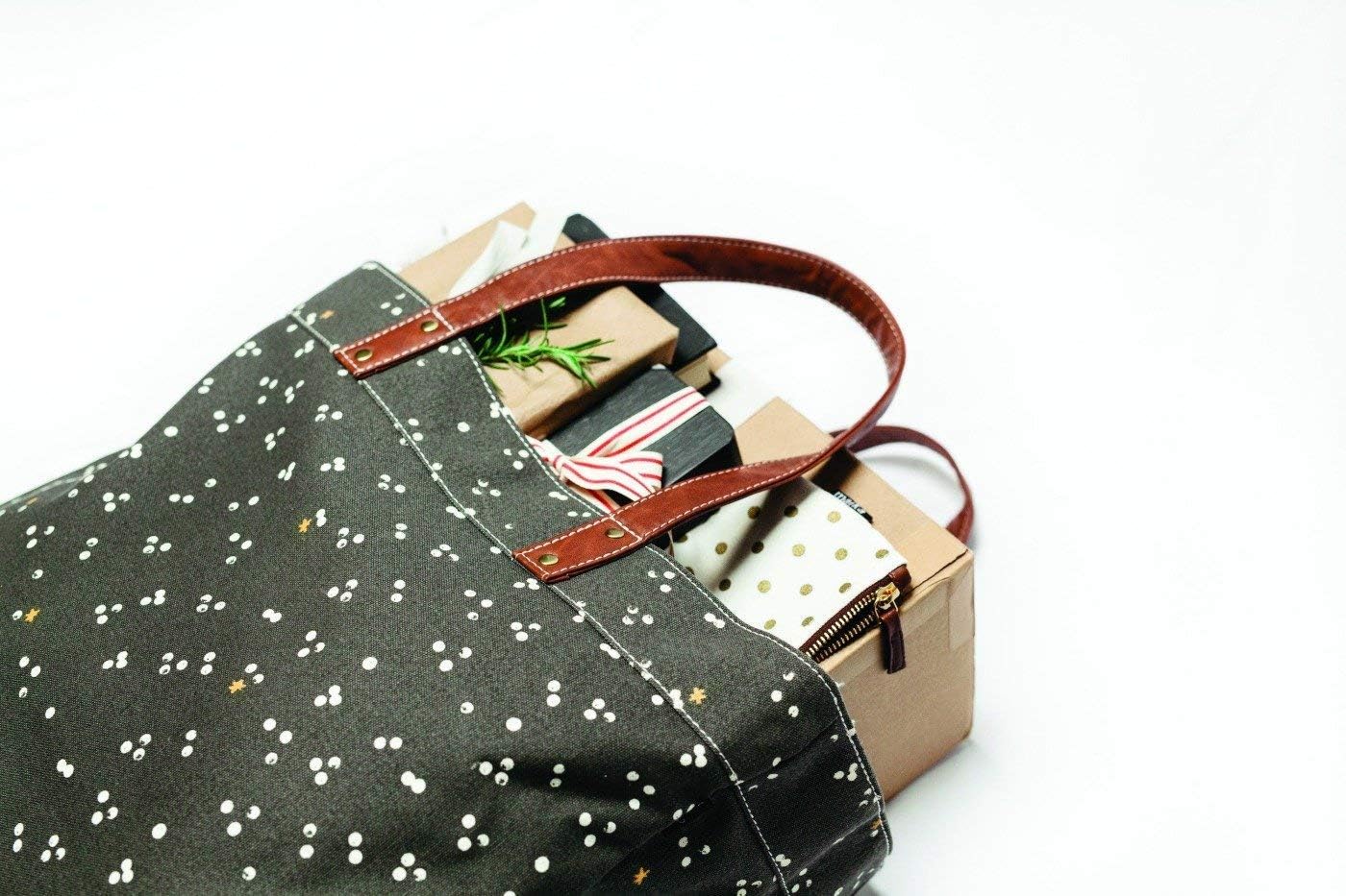 maika Recycled Canvas Carryall Tote Bag - Image 3