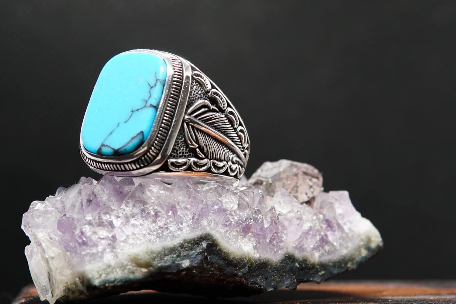 Silver 925k Ring, Handmade Ring, Natural Turquoise Stone,Jewelry Gift For Mens and Womens