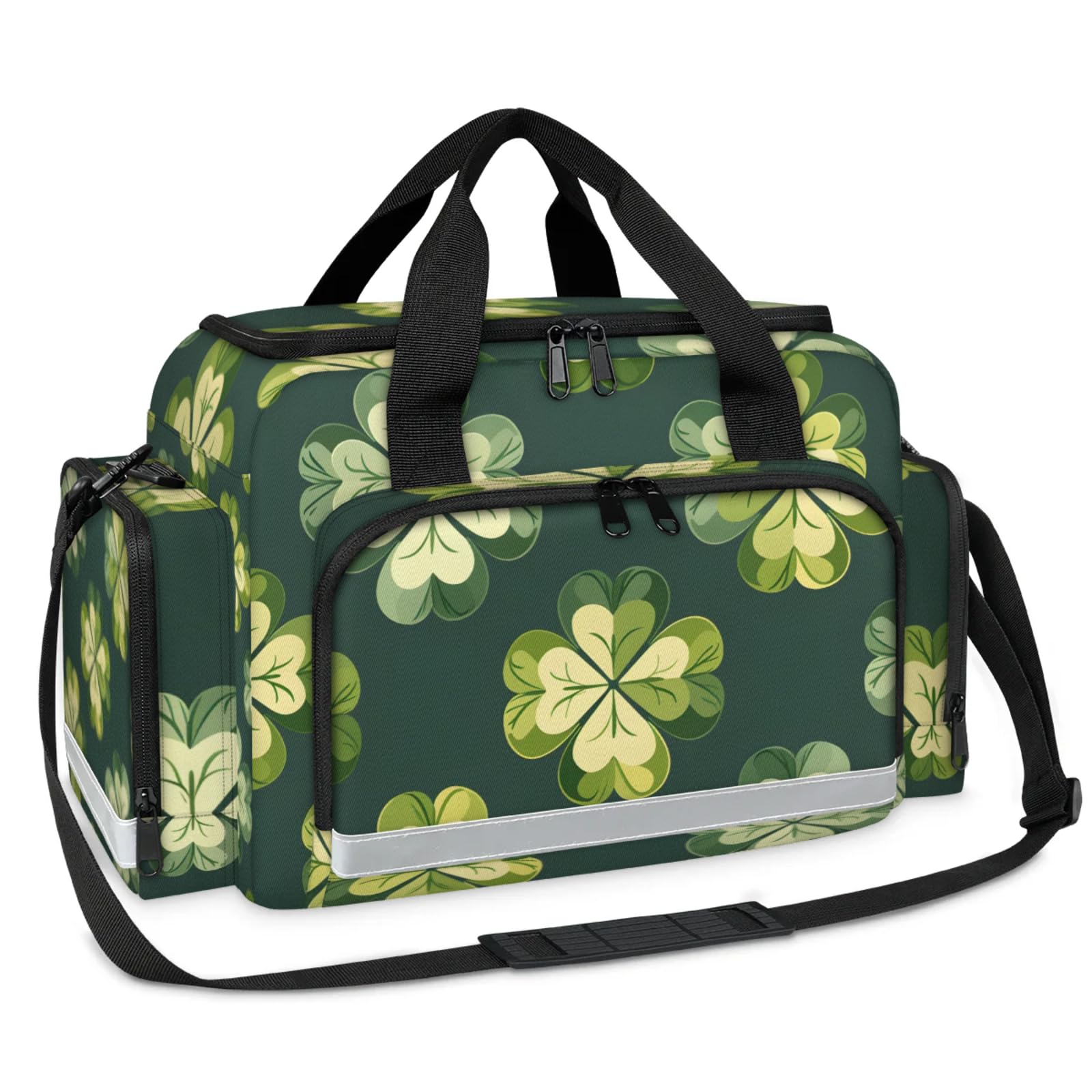 GzLeyigou First Aid Bags Empty, Veiled Aztec Emergency Bag First Aid Kit Multiple Compartment Kit Carrier On Call Trauma Bag For Paramedics Emergency Medical Supplies Kit