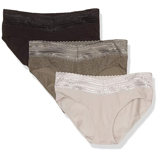 Warner's womens Blissful Benefits No Muffin 3 Pack Hipster Panties 2 Warner's womens Blissful Benefits No Muffin 3 Pack Hipster Panties