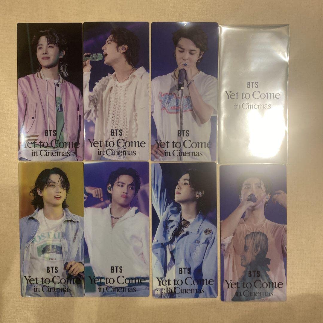 Amazon.co.jp: BTS 映画 特典 チケットホルダー コンプリート 7枚  