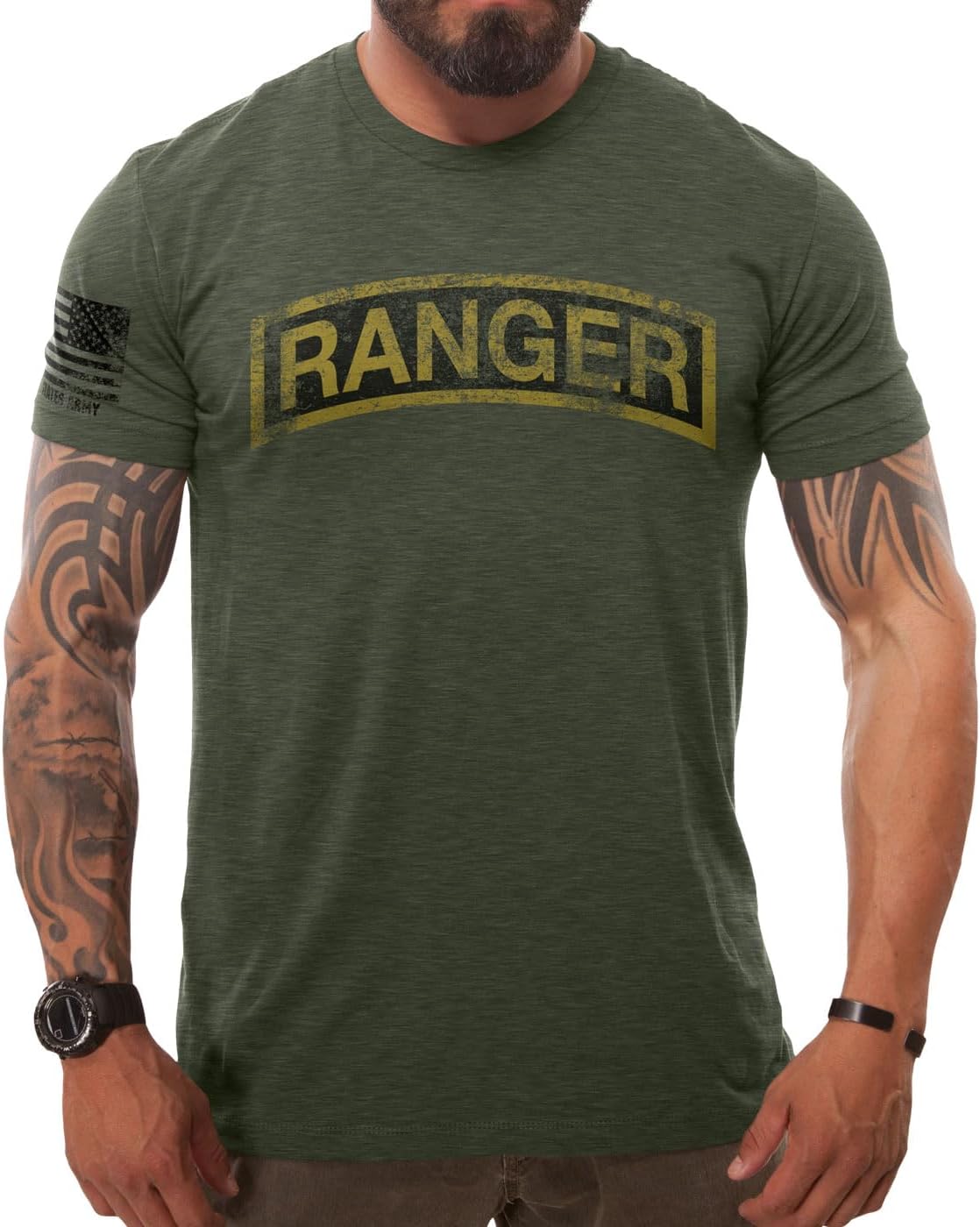 7.62 Design Army 'Ranger Tab' Battlespace Men's T-Shirt - Image 2