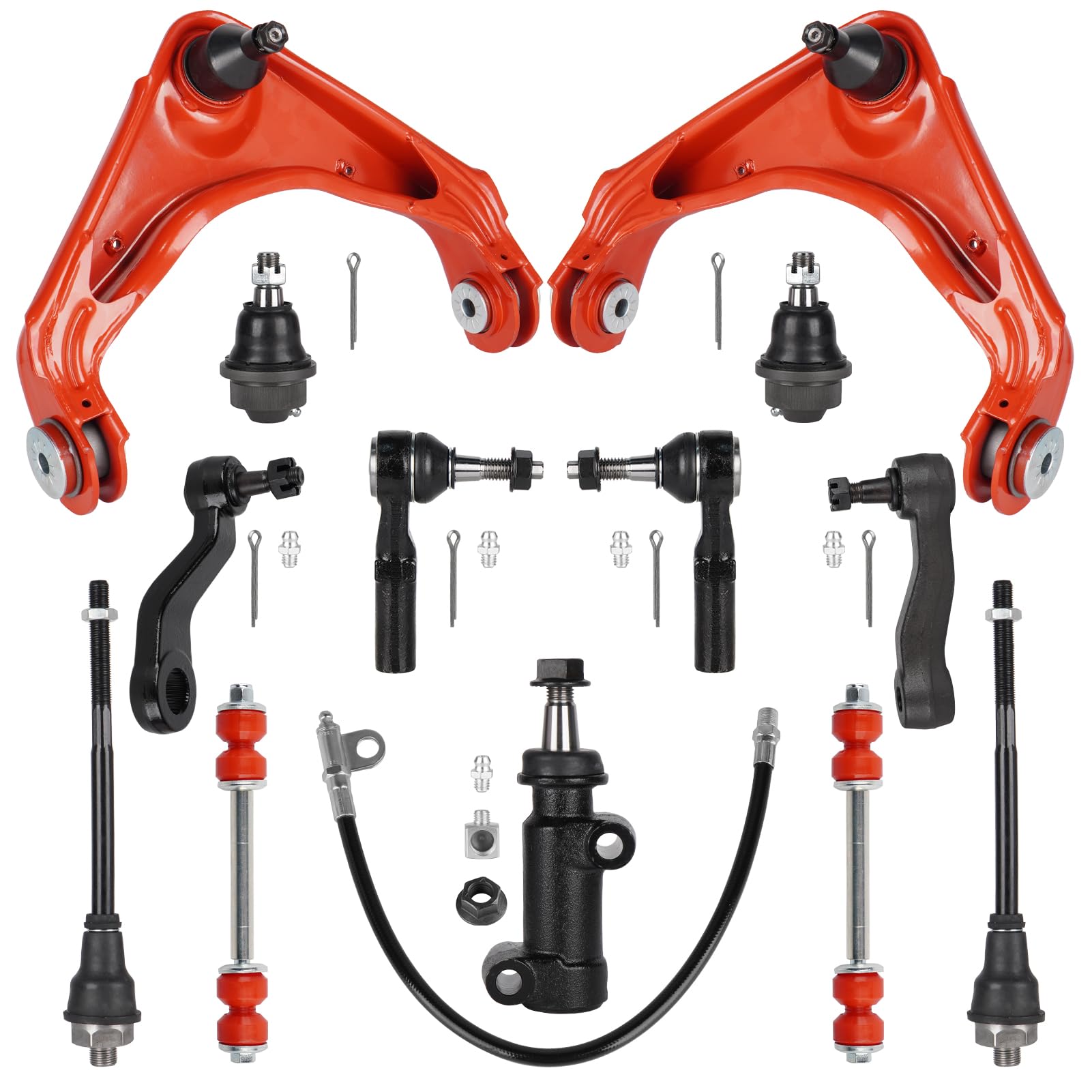 Front Upper Control Arm Set For 2001-2010 Chevy Silverado 2500 HD / GMC Sierra 2500 / Hummer H2 8 thumbnail image