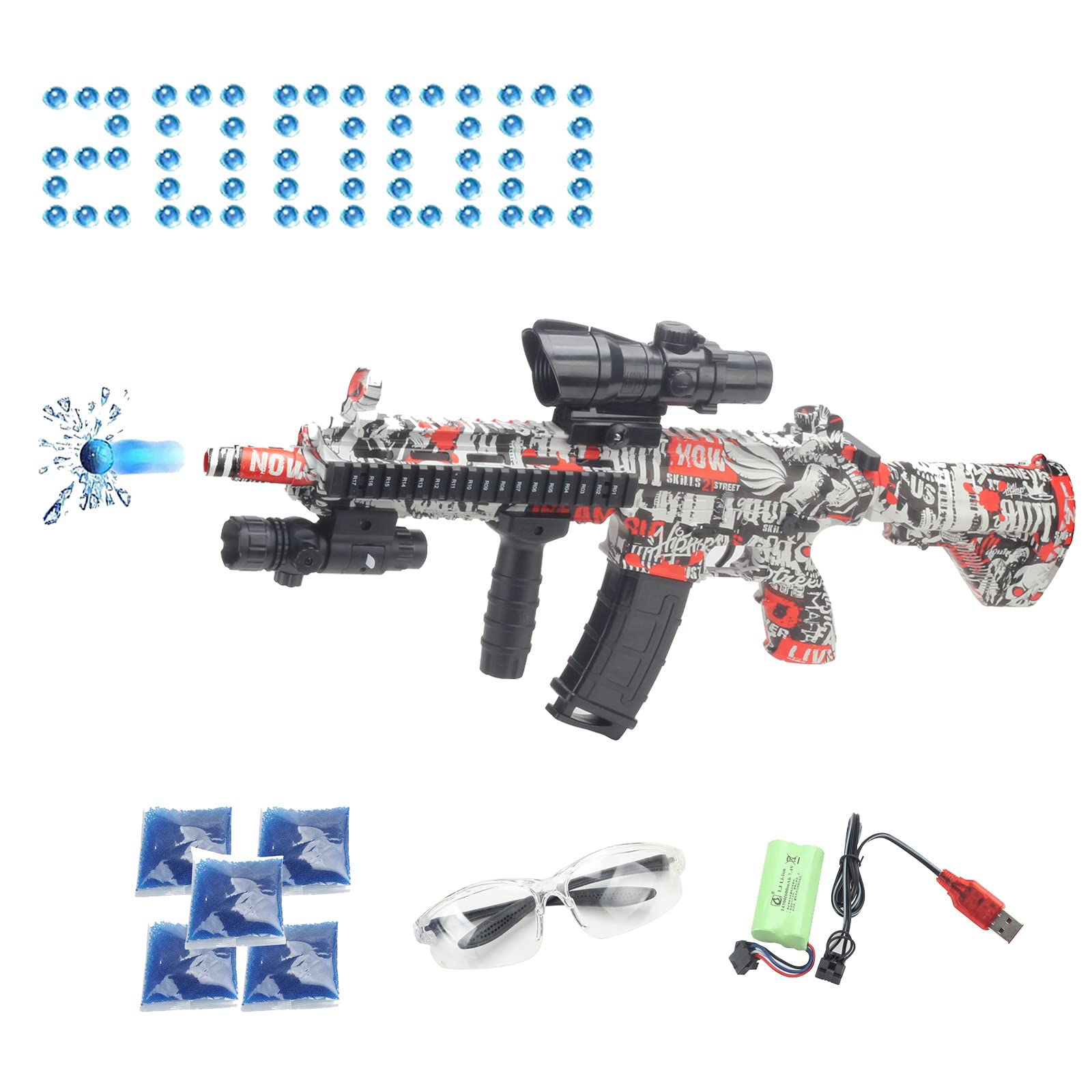 Buy Gel Shooter, Electric Gel Ball_Blaster, Splatter Ball_Blaster, Gel