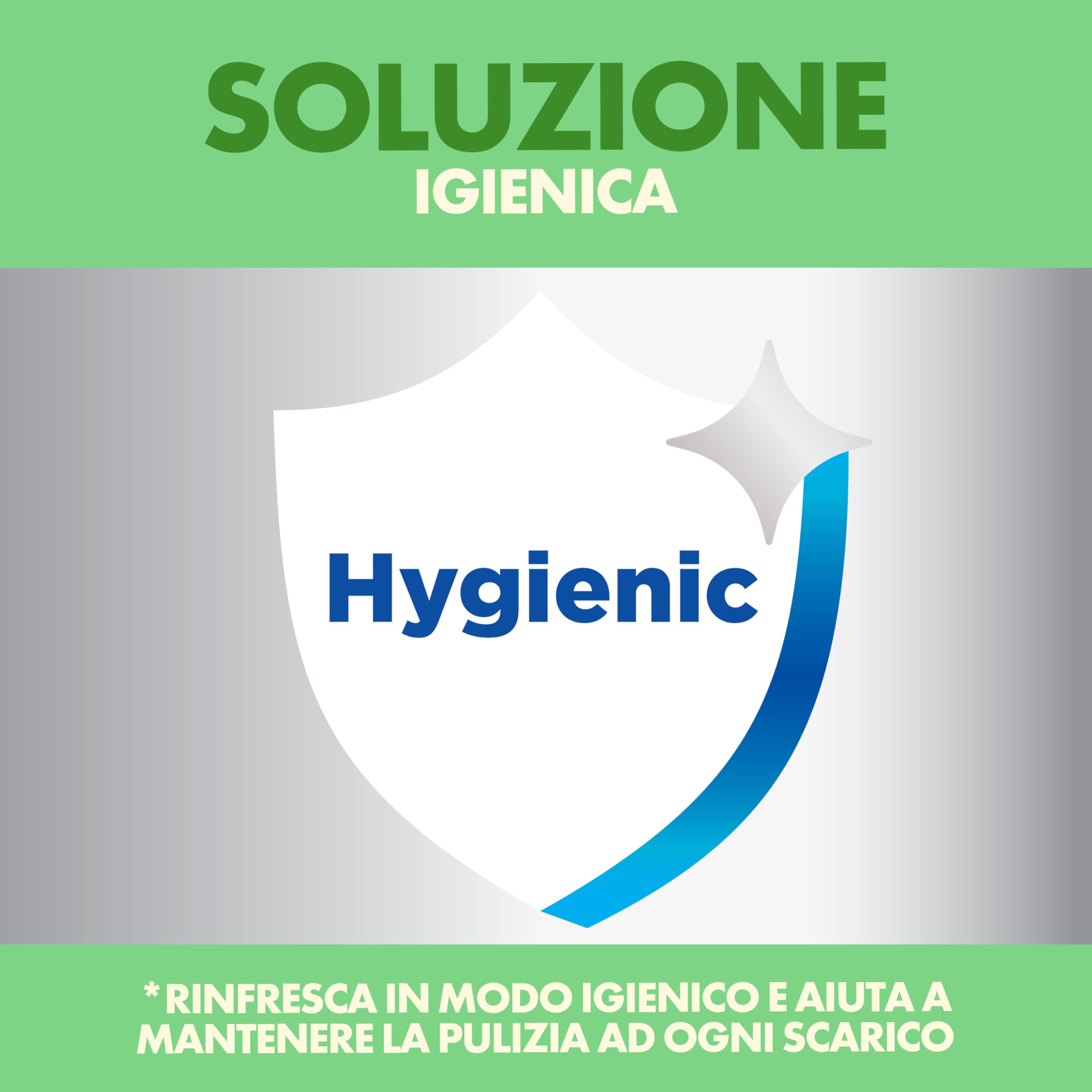 Duck Fresh Stickers, Strisce Adesive Gel Igienizzanti WC, Lime, 30 Strisce