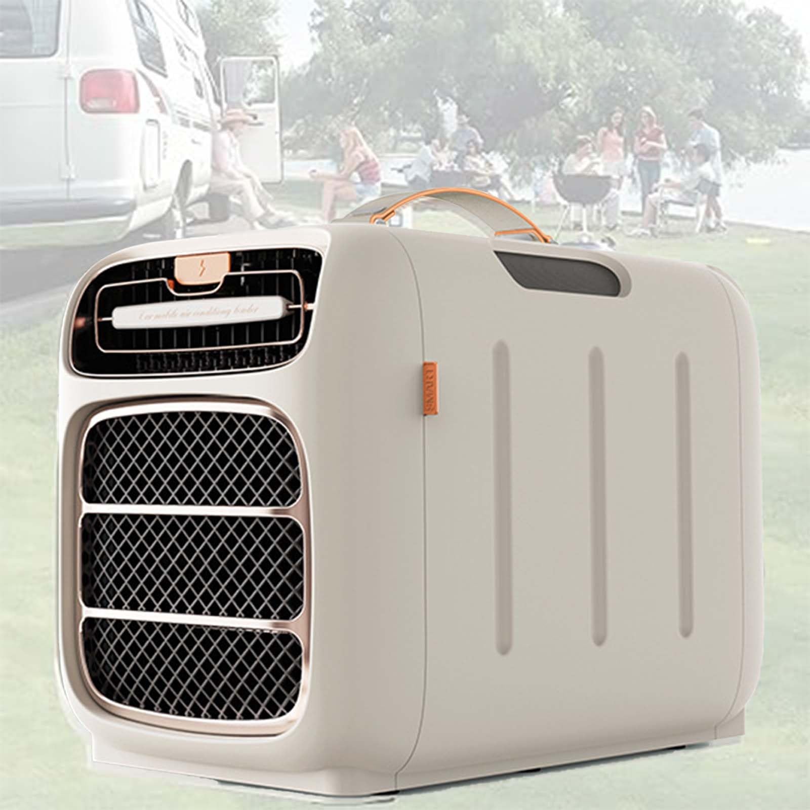 Cutangelar Cooling Portable Air Conditioner, 5000 Btu Camping Ac Unit With Real Compressor, Cools 108 Sq.ft, 3-Speed Fan, 12H Timer, 40Db Quiet, For Tent, Rv, Camper, Bedroom, Pet Area
