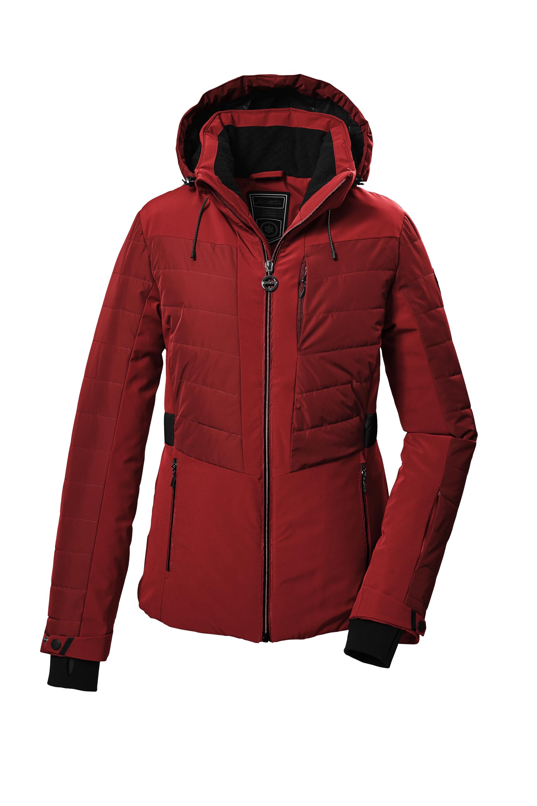 Killtec Damen Ksw 309 Wmn Ski Qltd Jckt Skijacke/Funktionsjacke in Daunenoptik mit abzippbarer Kapuze und Schneefang