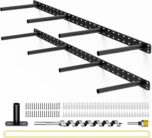 Miniatura 24 de 2 piezas de accesorios flotantes para estantes ocultos, soporte de estante oculto, montaje en pared, soporte de estantes flotantes invisibles