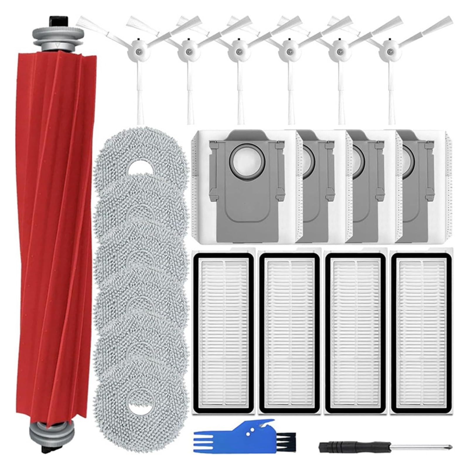 Dirlux Compatible for Roborock Accessories Set, Replacement Parts for Q Revo Series Robot Vacuum Cleaner