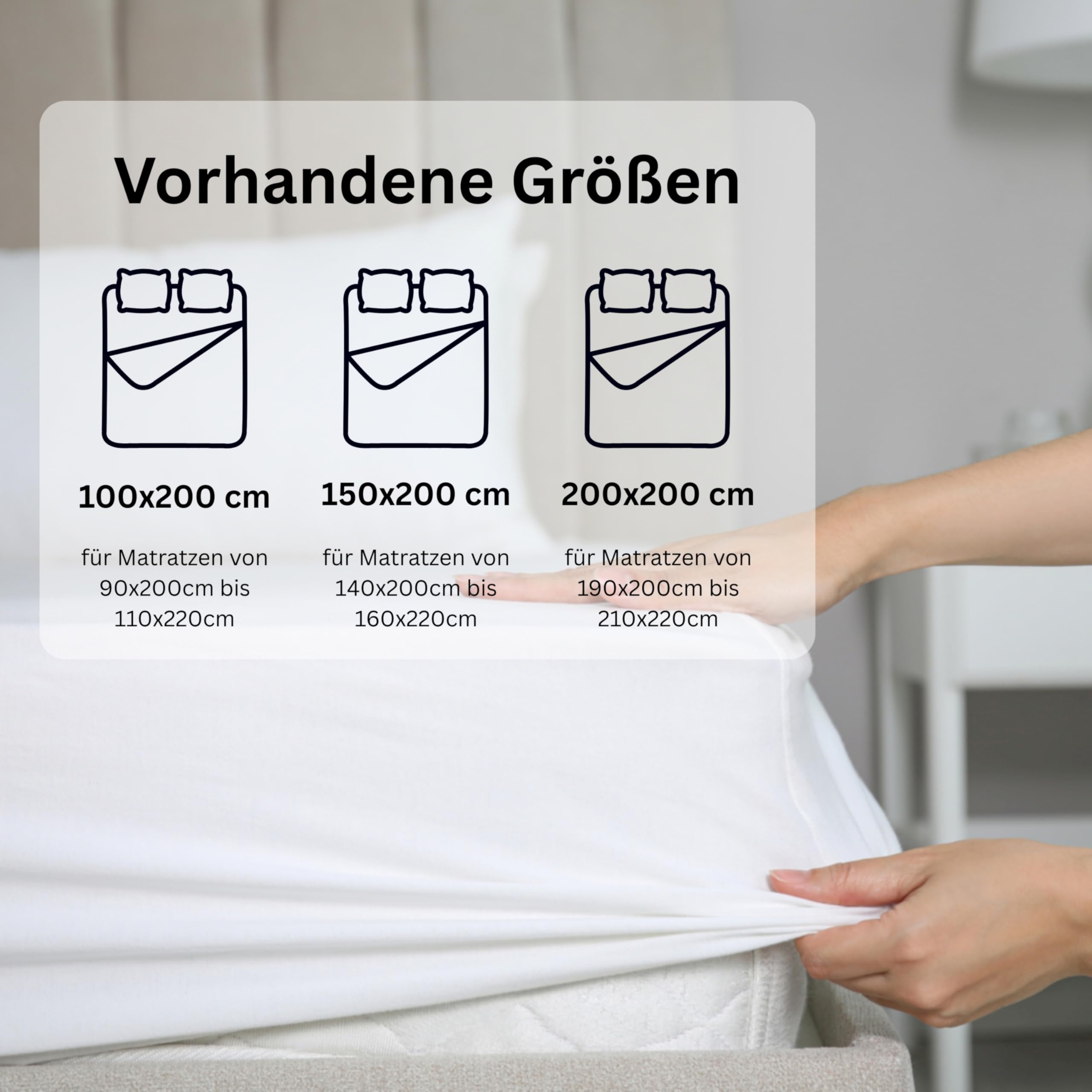 Schöner Wohnen Spannbettlaken 180x200 cm Biały do 200x200 cm - Luksusowe prześcieradło z dzianinowej bawełny z certyfikatem Öko-Tex - na materacy do 30 cm i łóżka Boxspring – prześcieradło na łóżko