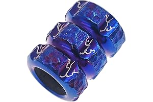 EDC Titanium Lanyard Beads, Knife Carving Tools, Paracord Metal Charms