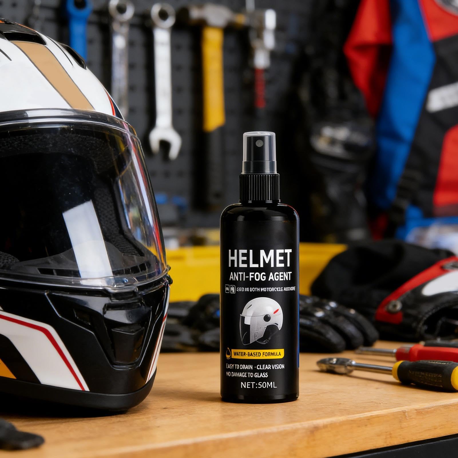 Spray Anti-Buée pour Lunettes Revêtement Protecteur Pour Visière Et