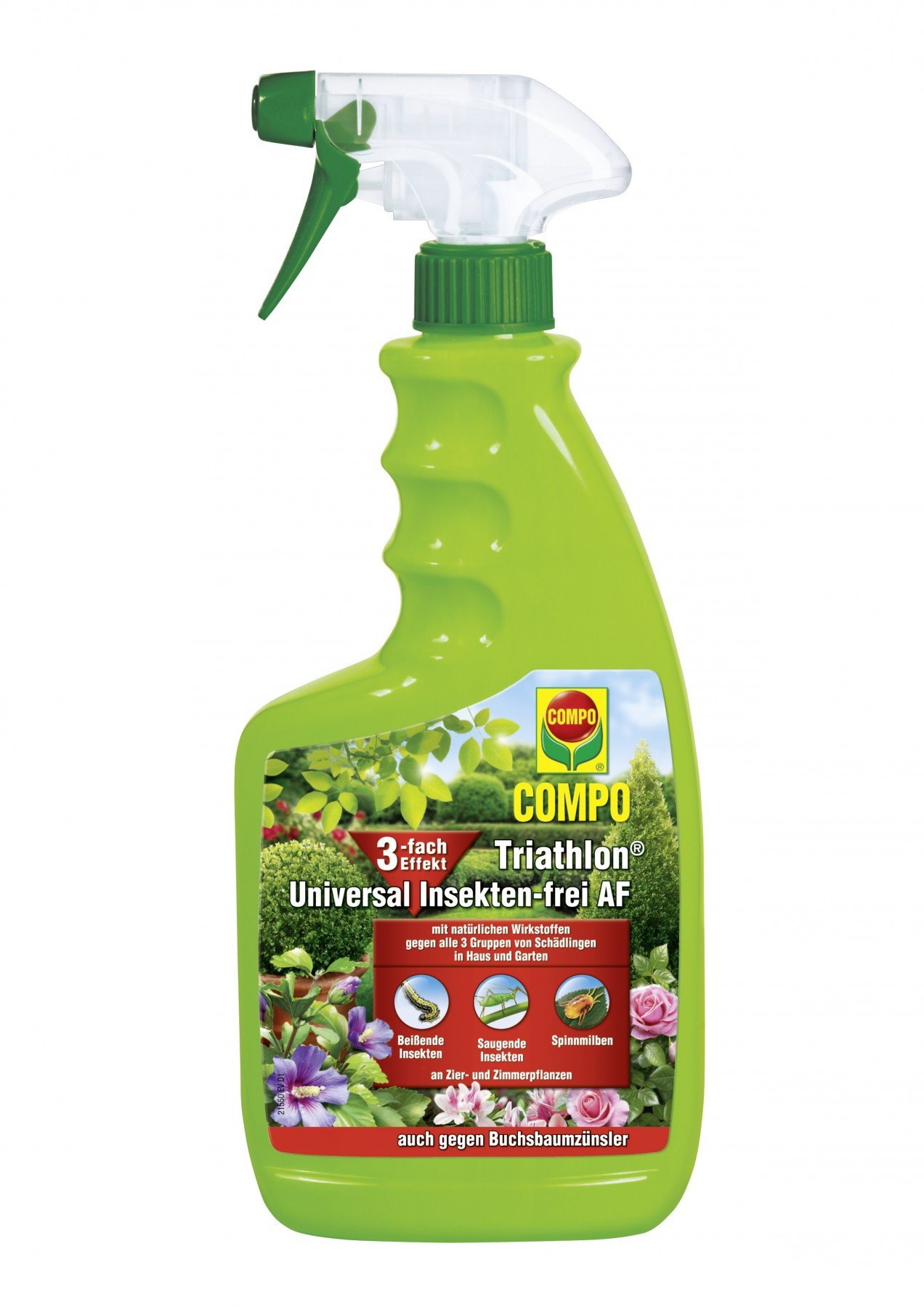Compo Triathlon Universal Insekten-frei AF, Bekmpfung von Schdlingen an  Zier- und Zimmerpflanzen, Anwendungsfertig, 1,5 Liter : Amazon.de: Garten