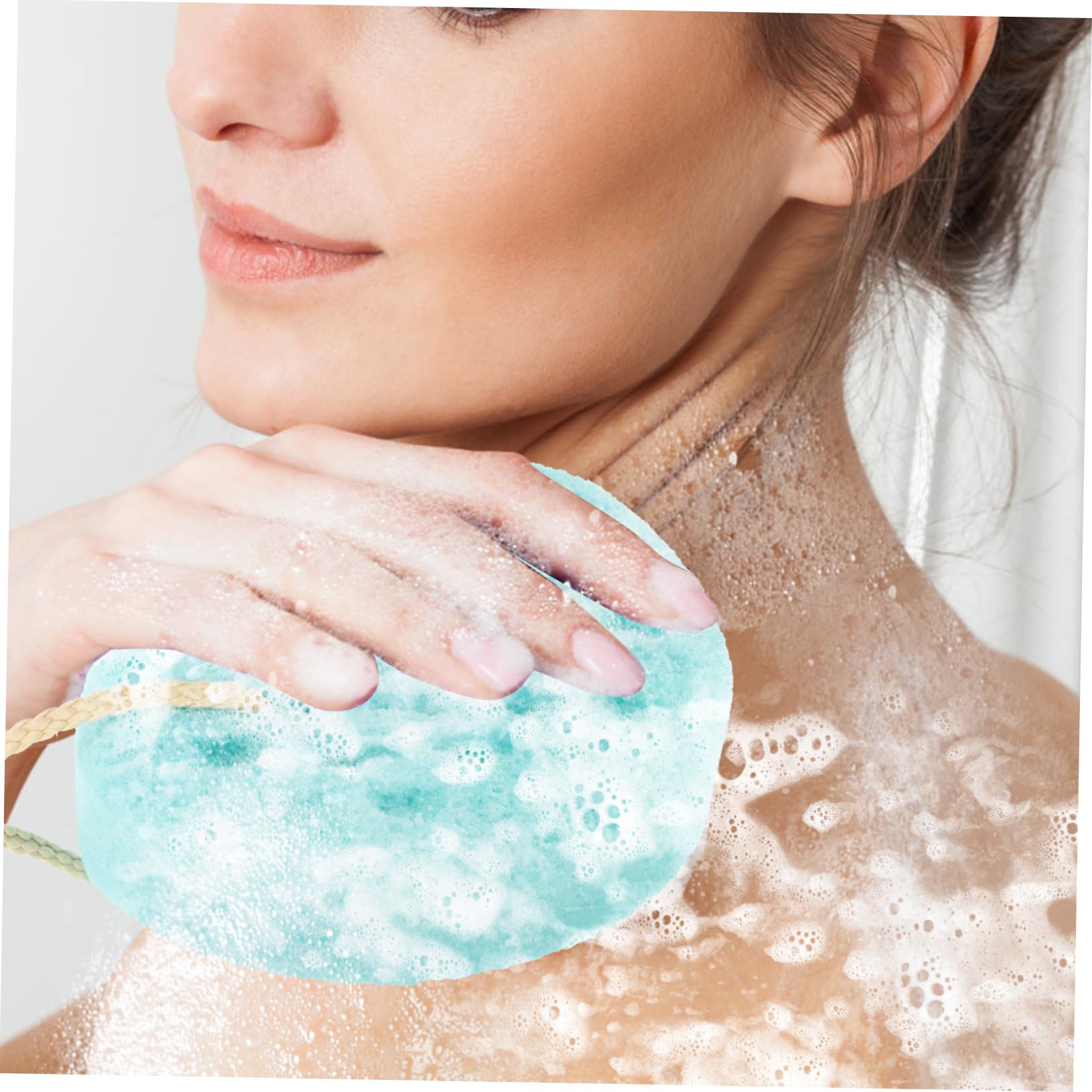 Healeved 5pezzi Spugna Esfoliante Per Morbida e Riutilizzabile Scrubber Per Schiena Materiale Stabile Frutta Perfetta Per Pulizia Della e Ricca