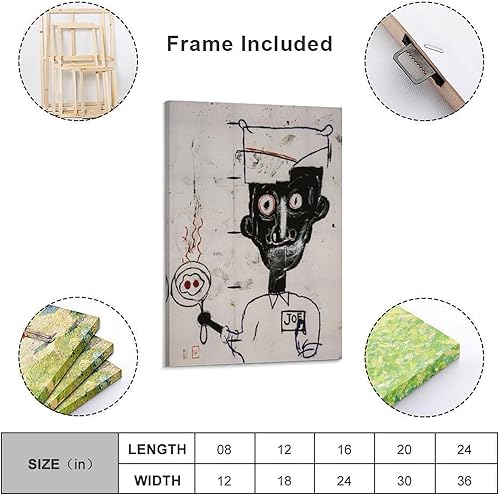 Vista 18 de Lienzo impreso para pared, póster inspirador de dinosaurio, la vida no me asusta, graffiti, pintura en lienzo, impresiones en lienzo