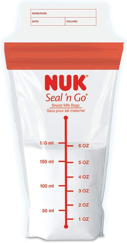NUK Simply Natural Seal n' Go Breast Milk Bags
