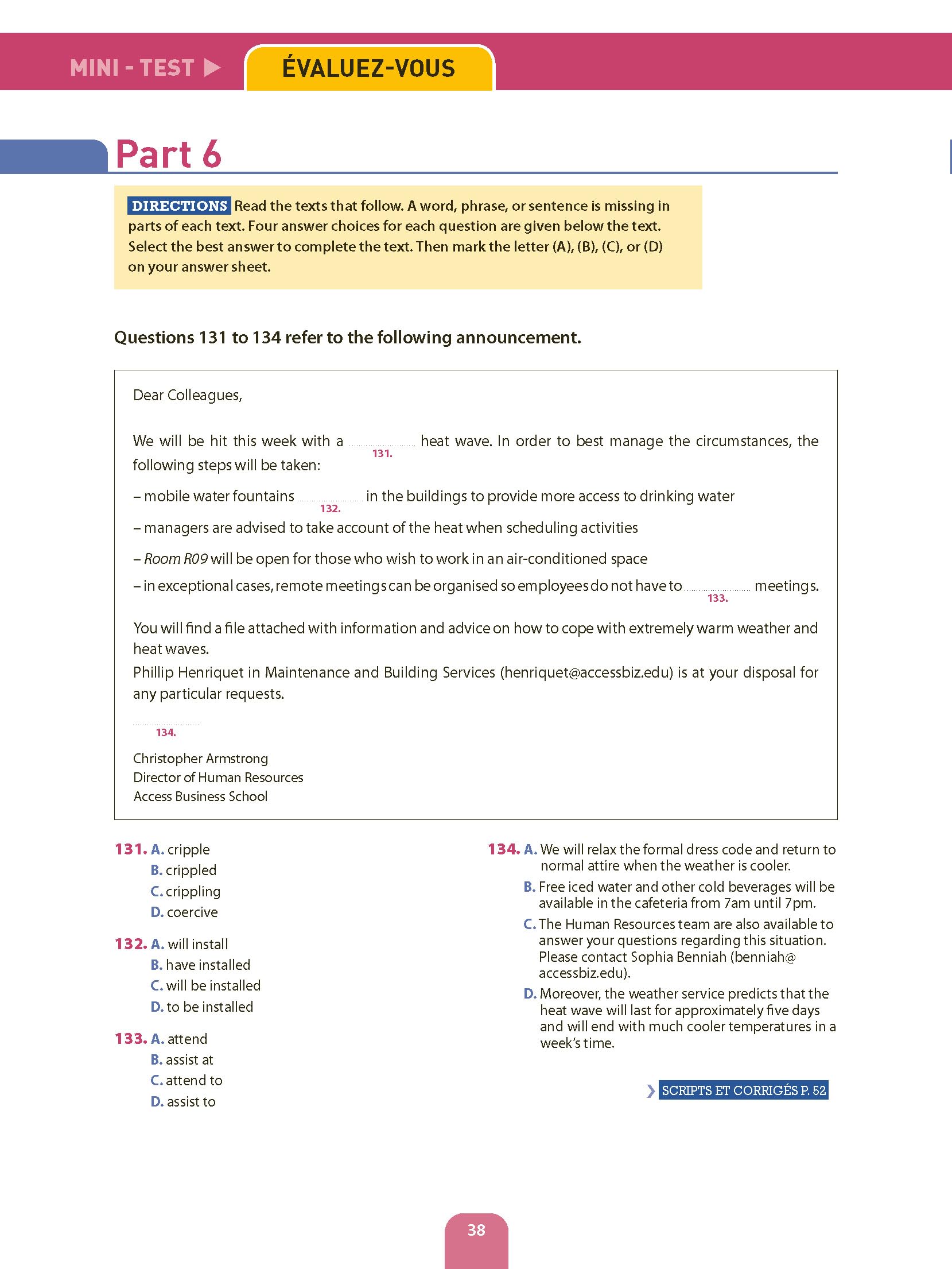 L'intégrale TOEIC® pour tous - Méthode idéale de préparation au test officiel avec 8 tests complets, grammaire vocabulaire et plateforme en ligne (conforme au nouveau test TOEIC)
