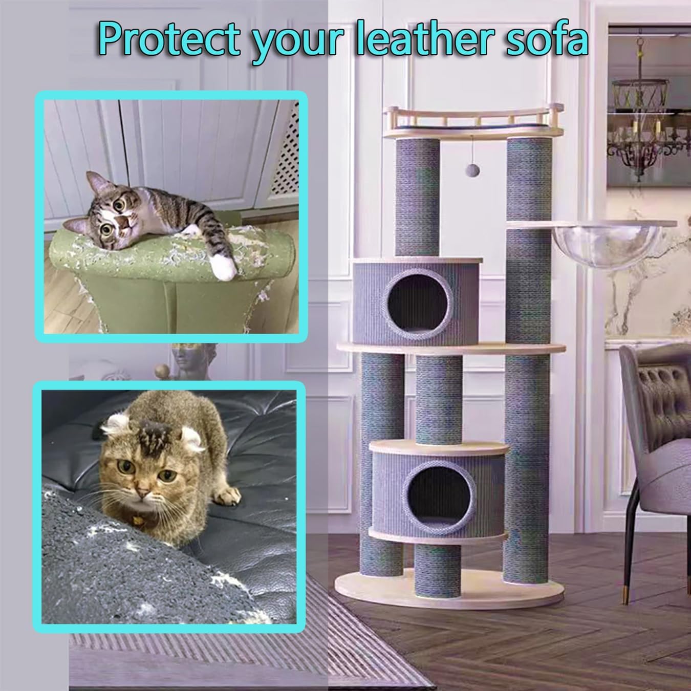 review 2Pack Cat Scratching Mat, 39.4