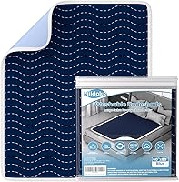 Vista 1 de Ultra-Absorbent Extra Large Washable Waterproof Bed Pads 60"X80" Reusable, Leakproof Incontinence Bed Pads for Adults, Babies & Pets , Waterproof