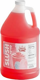 Carnival King 1 Gallon Slushy Syrup Cotton Candy Concentrated Drink Mix for Frozen Slushies, Smoothies & More