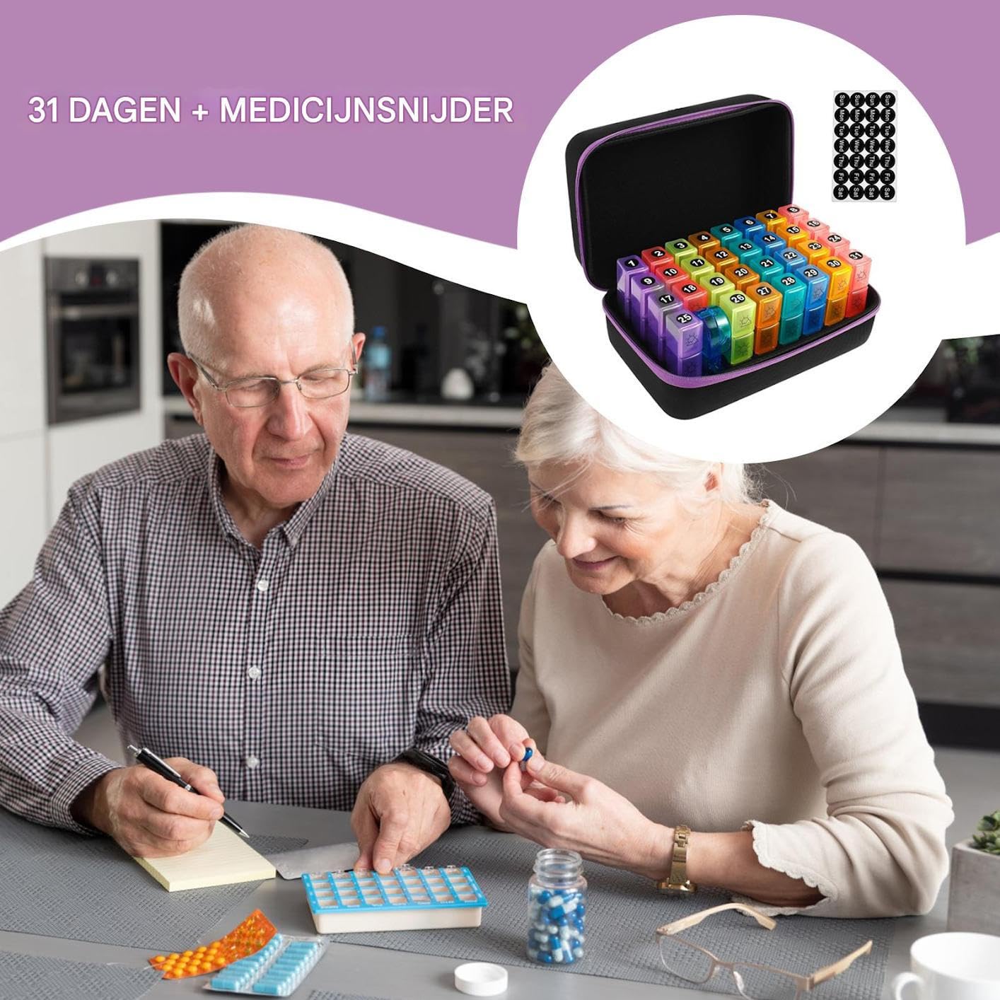 Pilulier Support Gestion Et Rangement Médicaments