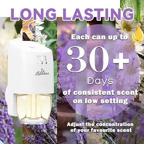 Miniatura 4 de Plug-In - Paquete de 8 repuestos para ambientador  Colección Nighttime Oi esencial de lavanda con gardenia, salvia, manzanilla, sándalo, compatible