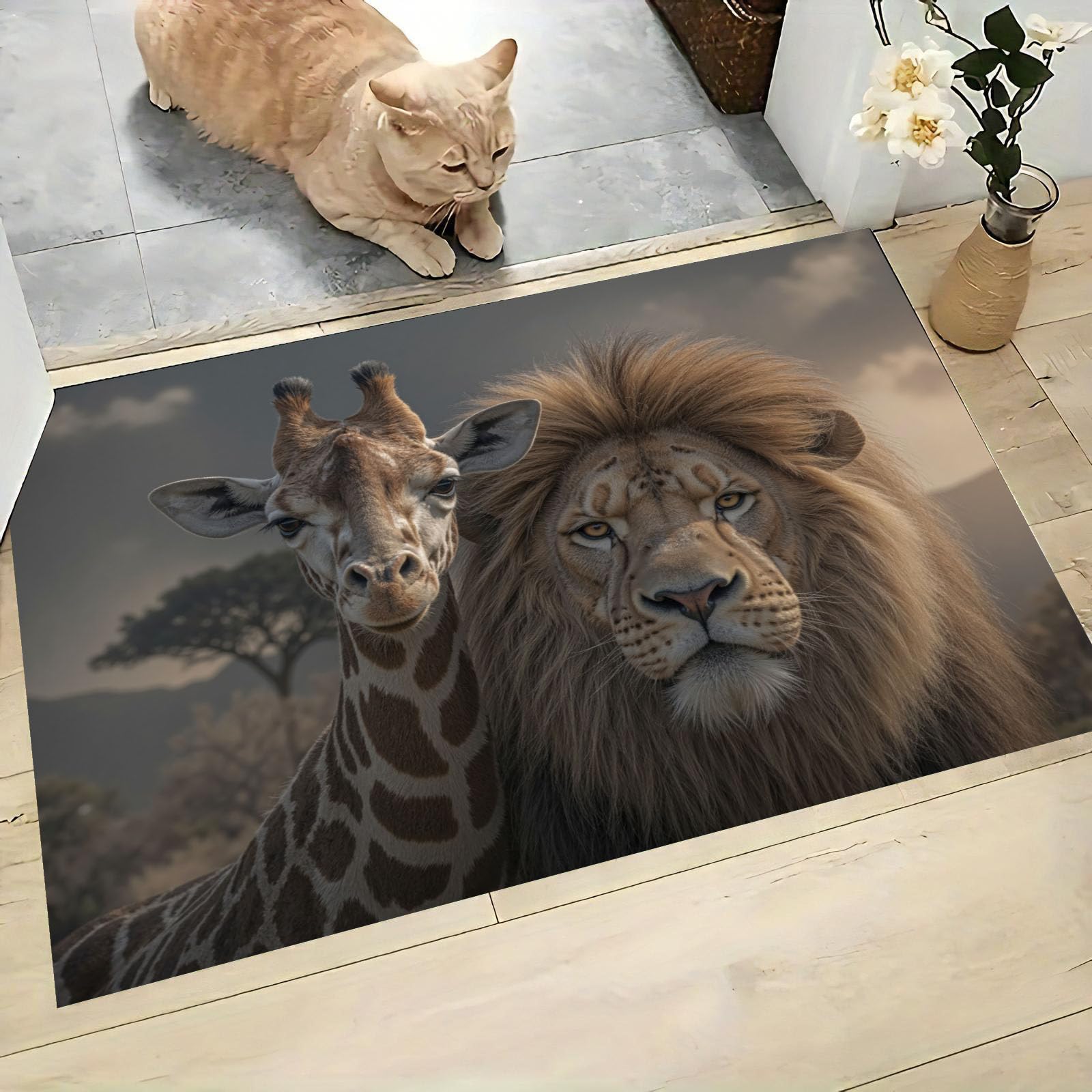 Tapis de porte animaux de la prairie pour créer une ambiance chaleureuse dès l'entrée
