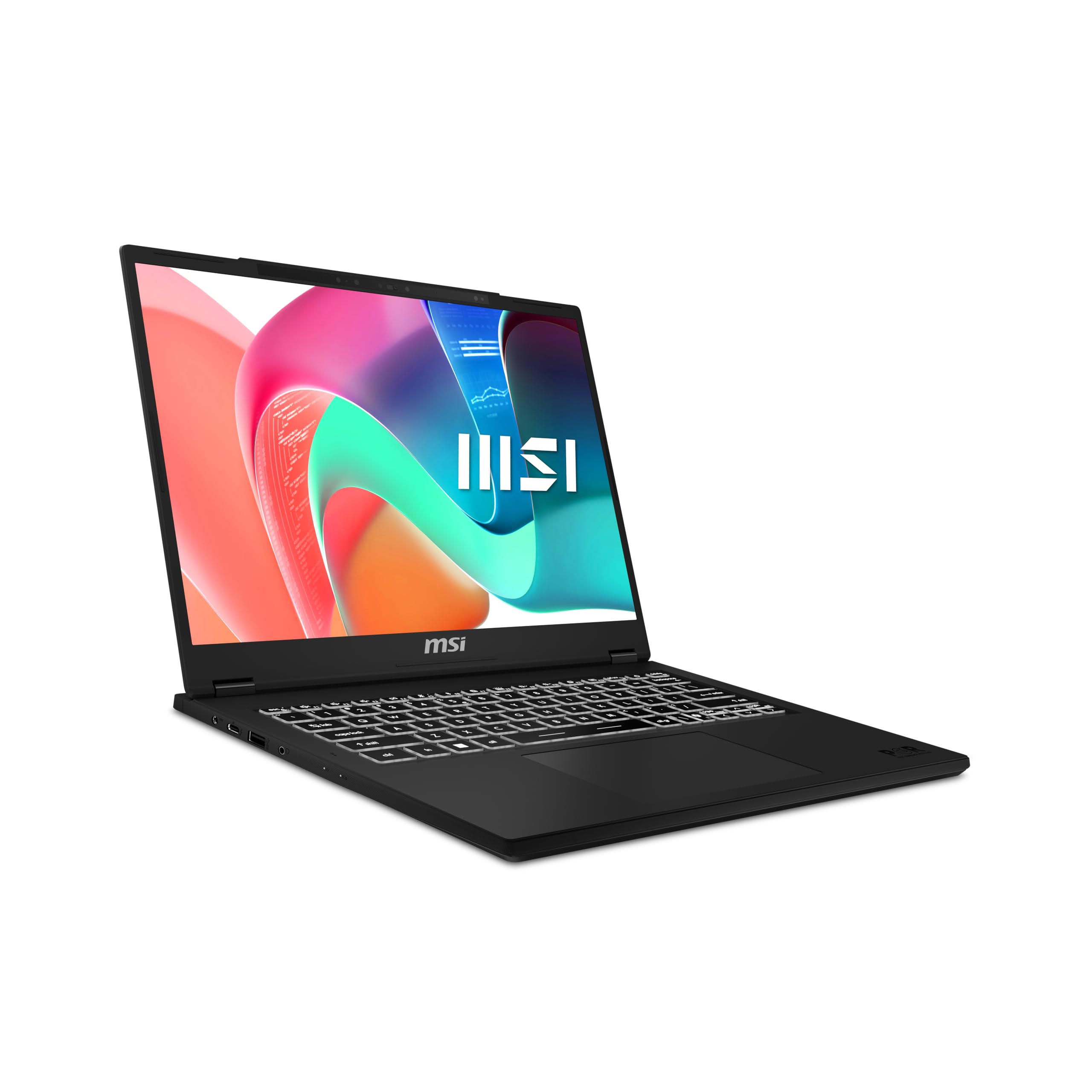 MSI Modern 14 C7M-423XES Ordenador Portátil 14" FHD, Ryzen 7 7730U, AMD Radeon Graphics, 16GB RAM, 1TB SSD, Sin Sistema operativo, Classic Black, Teclado QWERTY Español - 3