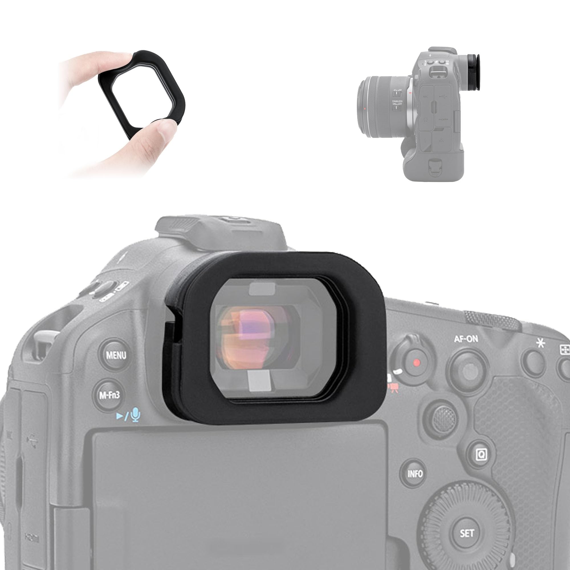 Amazon | JJC アイカップ Canon ER-I 互換 Canon EOS R1 カメラ 対応 