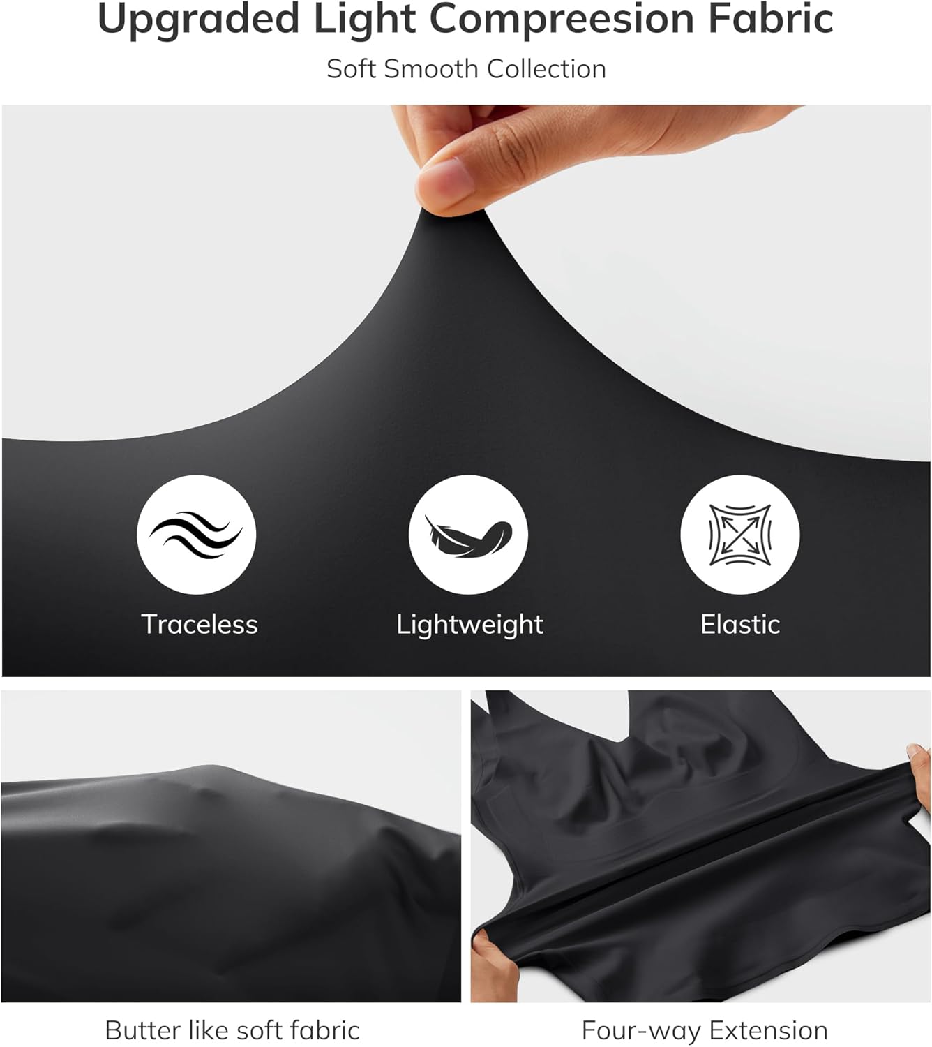 LODAY Compression Tank Tops for Women Tummy Control Shapewear Seamless Body Shaper Workout V-Neck Camisole Cami Tops - Image 4