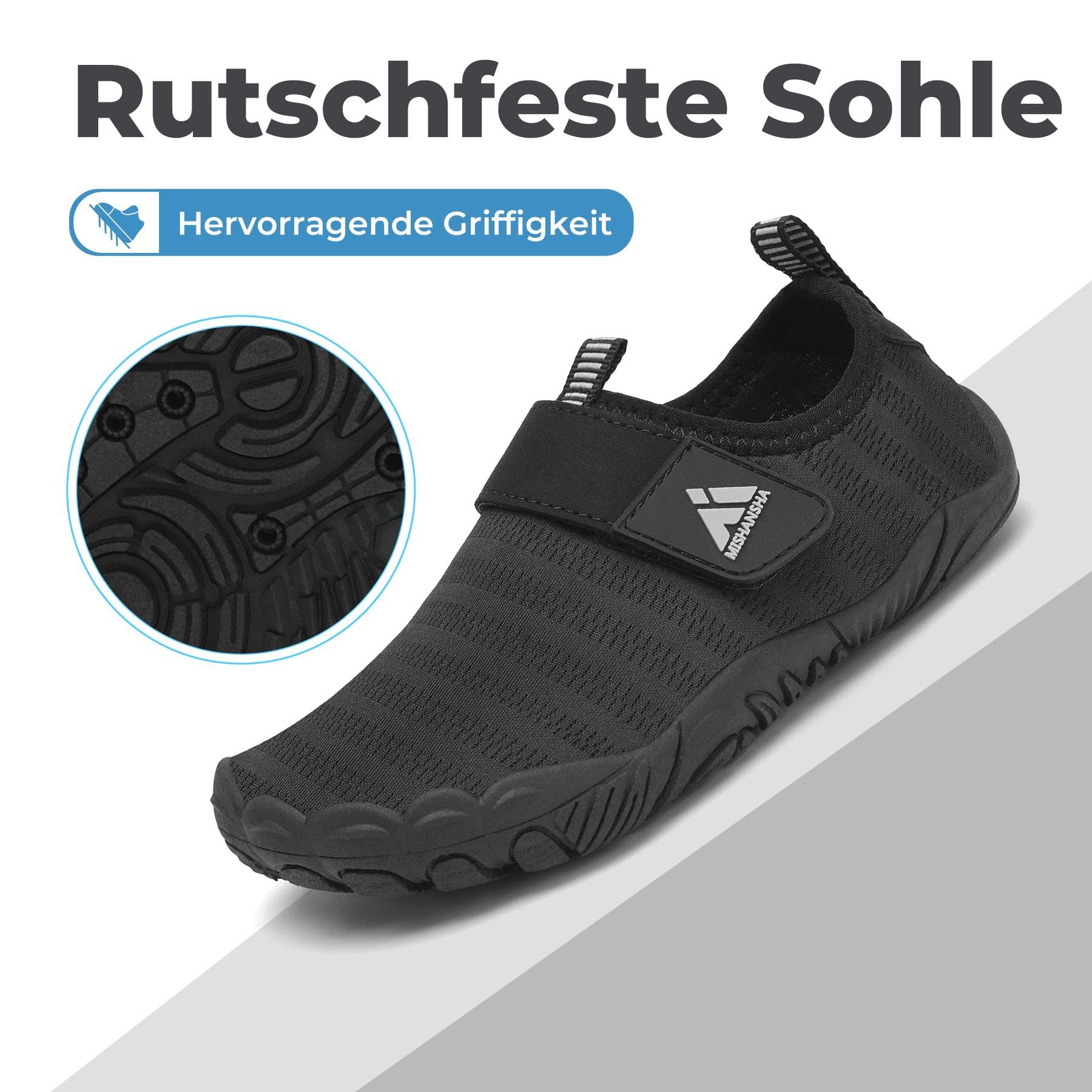 Mishansha Dziecięce buty kąpielowe, szybkoschnące, dla dziewcząt, chłopców, buty do chodzenia boso, oddychające, antypoślizgowe, rozm. 24-35
