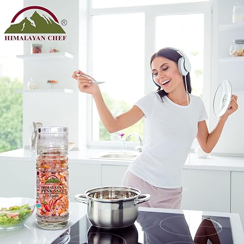 Miniatura 7 de Himalayan Chef Molinillo de sal rosa, sal de chipotle, 3.53 onzas, sabor increíble