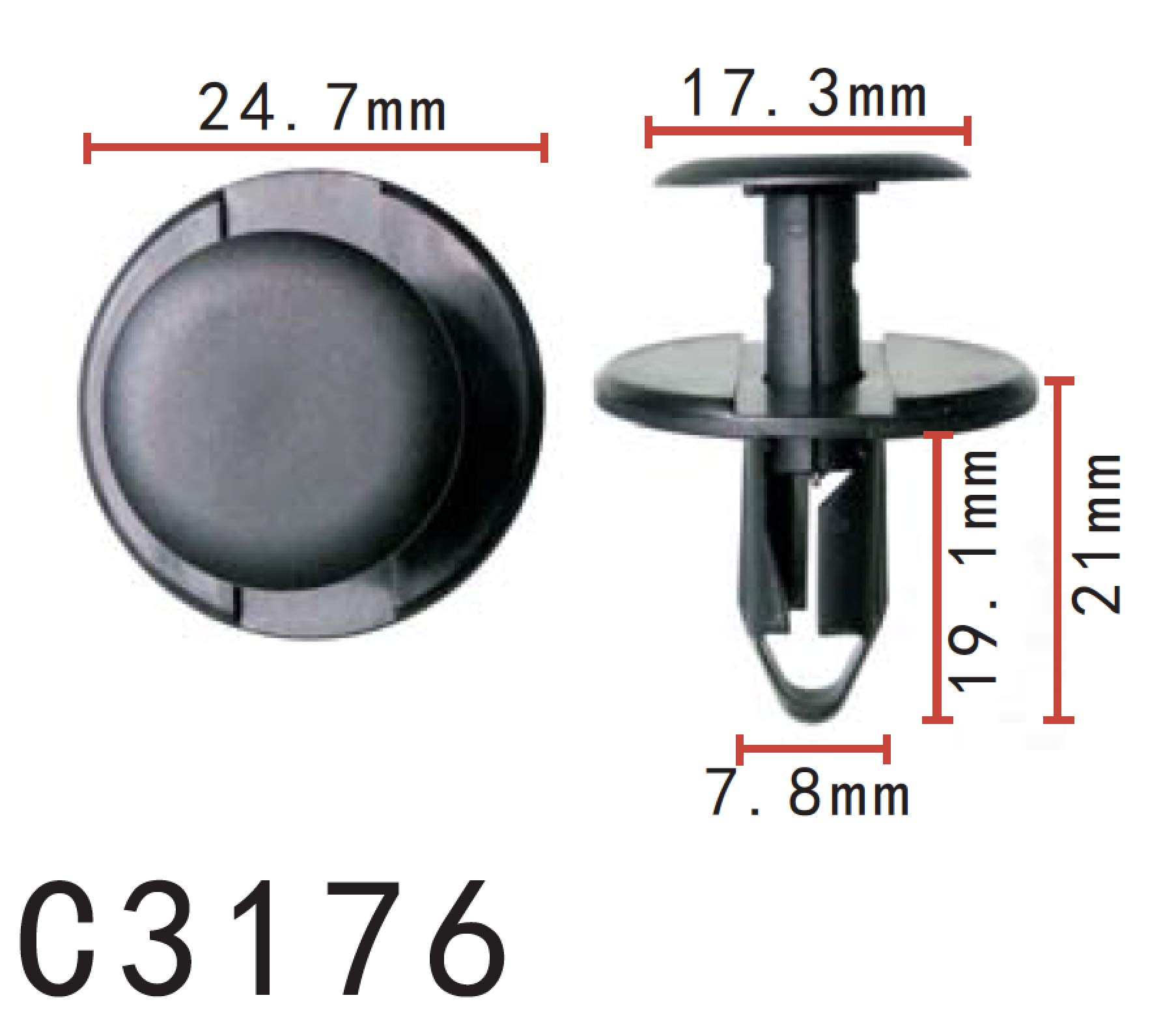 Amazon.com: Autobahn88 Expanding Rivet Clip, compatible with BMW 