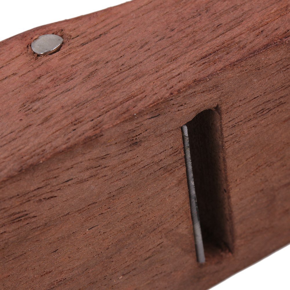 Holzhobel 10 Cm Braun - Mini Hobel Mit Edelstahlklinge Für Holzbearbeitung