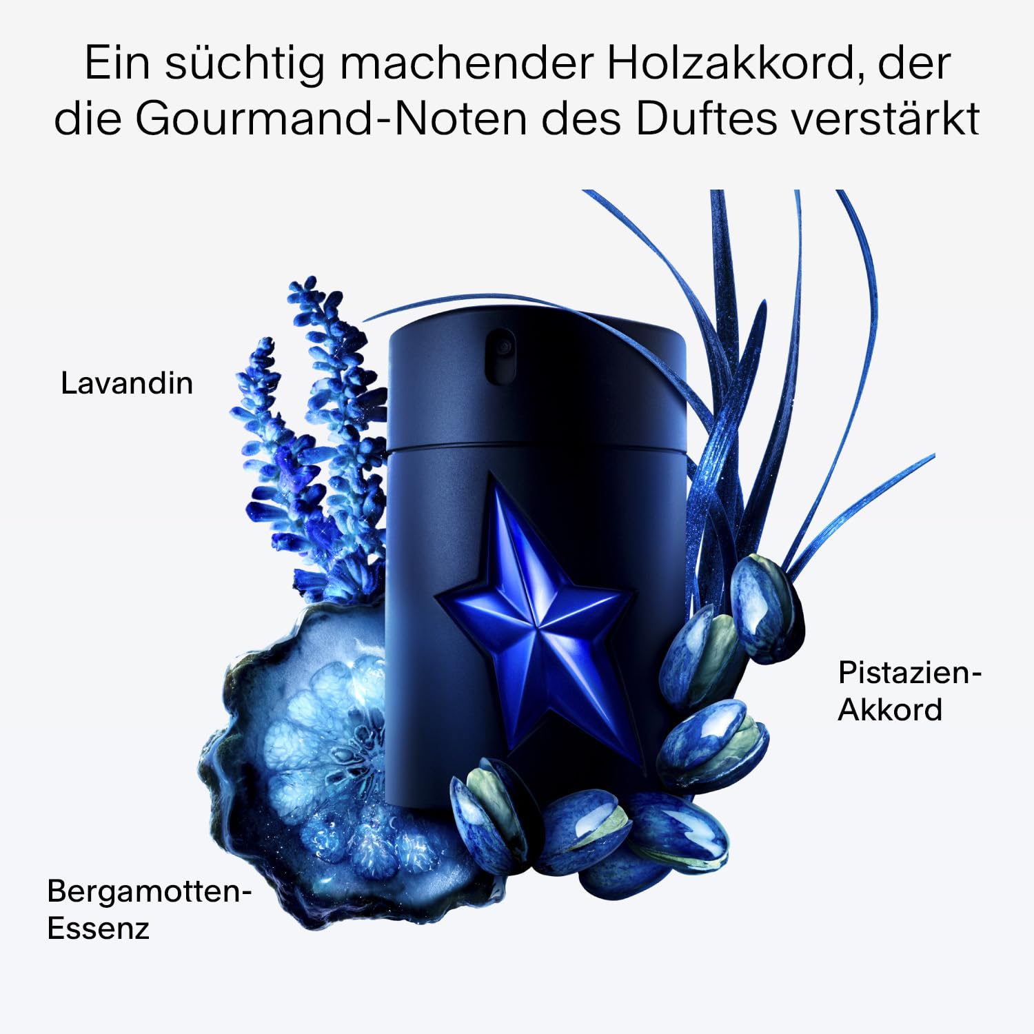 MUGLER A*Men Stellar Eau de Parfum, Herren-Parfum, Holzig-markanter Gourmand-Duft mit cremigem Pistazien-Akkord, Sinnlich und unwiderstehlich männlich, Nachfüllbar