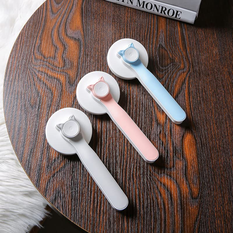 Miniatura 4 de Cepillo para mascotas para amigos peludos, cepillo autolimpiante para gatos con liberación de pelo para desprendimiento y aseo, cepillos de limpieza