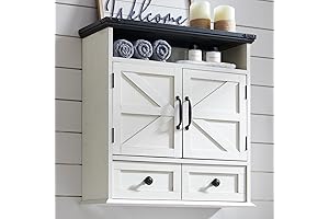 Farmhouse Bathroom Wall Cabinet: Rustic Charm and Practical Storage
