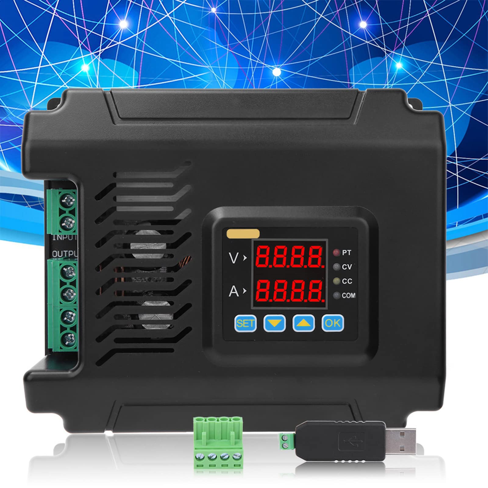YWBL-WH DPM8650485RF Fuente de Alimentación DC Variable Conjunto Ajustable Ajustable Fuente de Alimentación de la Fuente de Alimentación Benchtop Suministros de Laboratorio con