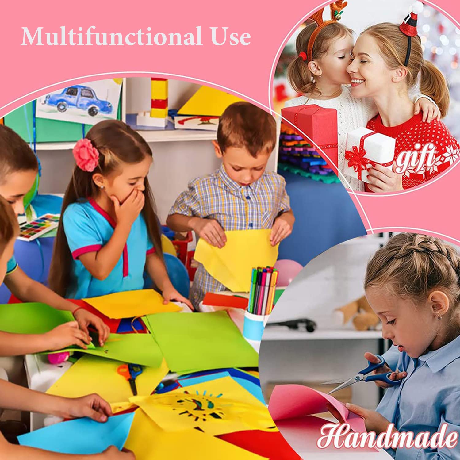 5 Pcs Perforatore a Pinza Singolo Foro, 16x7,5cm Perforatrice Carta Diametro Del Foro 1,5-6mm Capacità 8 Fogli A4 (5 Modelli)