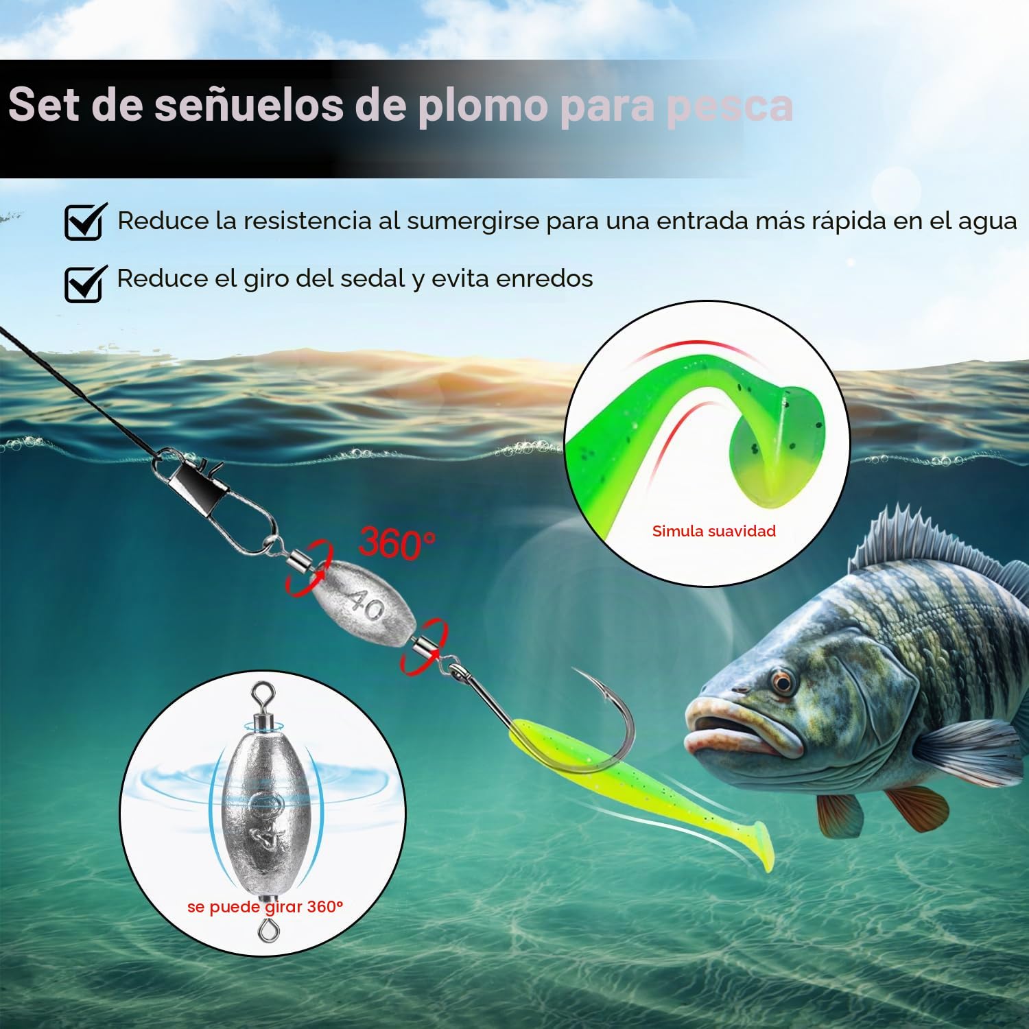 134 Piezas Kit de Plomos Pesca Plomos de Pesca Surfcasting con Giratorio Plomo Pescas Kit De Plomo de Pescas 5/10/15/20/30/40/50/60g