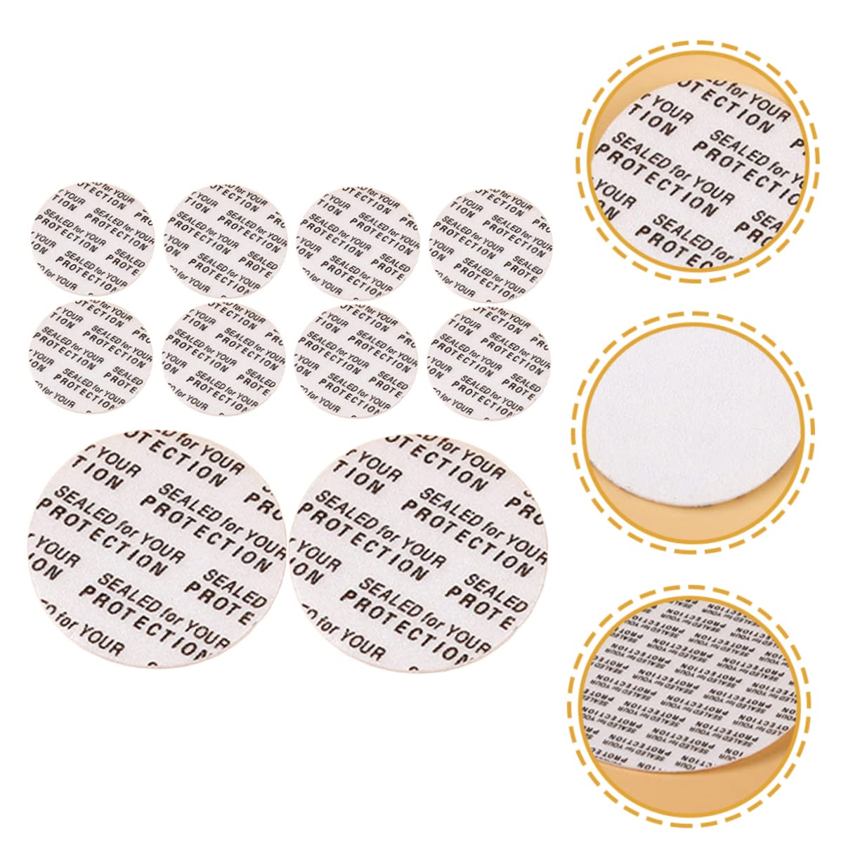 OUNONA Bottle Seals Liner 300pcs Pressure Bottle Sealing Tape for Fresh Storage